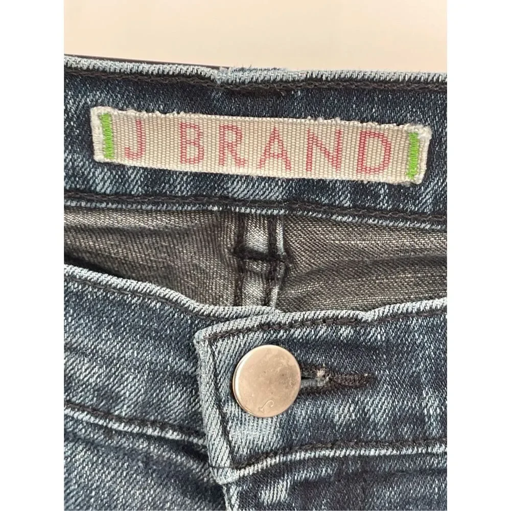 J Brand Jeans Women's Size 28 The Deal Blue Ankle Zipper Skinny Mid Rise Jegging